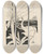Triptych art skateboard deck of Rudyard Kipling Elephants Chiild Going To Pull Bananas Off The Banana Tree by Rudyard Kipling (1865-1936)
