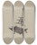 Triptych art skateboard deck of Roy Weber Roasting Stand With Drip Pan by Roy Weber