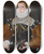 Triptych art skateboard deck of George Gower Lady Philippa Coningsby by George Gower (1540-1596)