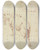 Triptych art skateboard deck of Johann Melchior Roos Eine Stehende Und Eine Liegende Ziege by Johann Melchior Roos (1663-1731)