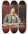 Triptych art skateboard deck of Thobald Chartran Portrait Dolympe Hriot 18331899 Homme Daffaires by Theobald Chartran (1849-1907)