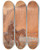 Triptych art skateboard deck of Maynard Dixon The Fugitives Horse Plunged Into The Deep Water by Maynard Dixon (1875-1946)