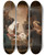 Triptych art skateboard deck of Jan De Bray The Adoration Of The Shepherds by Jan de Bray (1622-1697)