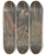 Triptych art skateboard deck of Arthur Rackham The White Snake by Arthur Rackham (1867-1939)