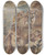 Triptych art skateboard deck of Giovanni Benedetto Castiglione Alexander At The Tomb Of Cyrus by Giovanni Benedetto Castiglione (1609-1664)