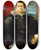 Triptych art skateboard deck of Anthony Van Dyck Portrait Of Jaspar De Charles Van Nieuwenhoven by Anthony Van Dyck (1599-1641)
