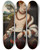 Triptych art skateboard deck of Lucas Cranach The Elder The Suicide Of Lucretia by Lucas Cranach The Elder (1472-1553)