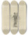 Triptych art skateboard deck of Lawrence Almatadema Schets Voor De Improvisator_3 by Lawrence Alma-Tadema (1836-1912)