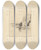 Triptych art skateboard deck of David Young Cameron Dunvalanree by David Young Cameron (1865-1945)