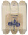 Triptych art skateboard deck of Yolande Delasser Crock_10 by Yolande Delasser (1935)