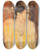 Triptych art skateboard deck of Christian Rohlfs Kecke Junge Dame Flapper by Christian Rohlfs (1849-1938)