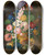 Triptych art skateboard deck of Johann Baptist Drechsler Still Life Of Flowers With A Birds Nest by Johann Baptist Drechsler (1756-1811)