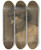 Triptych art skateboard deck of Jozef Hanula Study Of A Boys Head by Jozef Hanula (1863-1944)