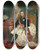 Triptych art skateboard deck of Mattheus Ignatius Van Bree King Willem I by Mattheus Ignatius Van Bree (1773-1839)