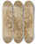 Triptych art skateboard deck of Carlo Carlone The Marriage Of Hercules And Hebe by Carlo Carlone (1686-1775)