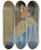 Triptych art skateboard deck of Bohumil Kubita Portrait Of The Artists Mother by Bohumil Kubista (1884-1918)