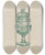 Triptych art skateboard deck of Elisabeth Fulda Sugar Bowl by Elisabeth Fulda
