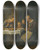 Triptych art skateboard deck of Jan Steen Grace Before A Meal by Jan Steen (1626-1679)