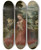 Triptych art skateboard deck of Adriaen Isenbrandt The Rest On The Flight Into Egypt by Adriaen Isenbrandt (1480-1551)