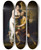 Triptych art skateboard deck of Rembrandt Peale The Roman Daughter by Rembrandt Peale (1778-1860)