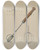Triptych art skateboard deck of Ivar Julius Egg Beater by Ivar Julius