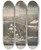 Triptych art skateboard deck of Robert John Thornton The Snowdrop by Robert John Thornton (1768-1837)