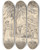 Triptych art skateboard deck of Willem Pothast Vrouwen En Kinderen In Een Park by Willem Pothast (1877-1916)