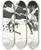 Triptych art skateboard deck of Jean De Bosschre A Most Obstinate War For Sixandthirty Moons Past by Jean de Bosschre (1878-1953)