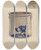 Triptych art skateboard deck of Charles Caseau Crock_9 by Charles Caseau (1880)