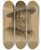 Triptych art skateboard deck of Thomas Wilmer Dewing Walt Whitman by Thomas Wilmer Dewing (1851-1938)