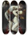 Triptych art skateboard deck of Giulio Cesare Procaccini Virgin And Child With Angels by Giulio Cesare Procaccini (1574-1625)