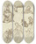 Triptych art skateboard deck of Francesco Vanni Studienblatt Apostel Geburt Und Anbetung Christi Fu Eines Knienden by Francesco Vanni (1563-1610)