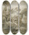 Triptych art skateboard deck of Jean Jouvenet Phaeton Driving The Chariot Ofapollo by Jean Jouvenet (1644-1717)