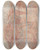 Triptych art skateboard deck of Michael Lauretano Fragment Of Wall Decoration_1 by Michael Lauretano