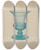 Triptych art skateboard deck of John Dana Vase_5 by John Dana (1935)