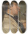 Triptych art skateboard deck of Matthijs Maris Portrait Of Ludwig Casimir Louis Sierig 18341919 Painter by Matthijs Maris (1839-1917)