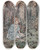 Triptych art skateboard deck of Jessie Willcox Smith Bugs And Wings And Other Things Frontispiece by Jessie Willcox Smith (1863-1935)
