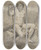 Triptych art skateboard deck of Anton Raphael Mengs Sitzender Mnnlicher Akt Schrg Nach Rechts Mit Weinlaubkranz Und Trinkschale In Der Rechten by Anton Raphael Mengs (1728-1779)