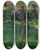 Triptych art skateboard deck of Henryk Szczygliski Rose Shrub by Henryk Szczyglinski (1881-1944)