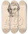 Triptych art skateboard deck of Lovis Corinth Erich Goerlitz by Lovis Corinth (1858-1925)