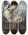 Triptych art skateboard deck of Elisabeth Jerichau Baumann Young Mother And Her Child by Elisabeth Jerichau Baumann (1819-1881)