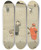 Triptych art skateboard deck of William Heath Robinson Some Close Shaves At St Andrews by William Heath Robinson (1872-1944)