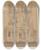 Triptych art skateboard deck of Fedor Grigoryevich Solntsev Korsunskiia Vrata Izobrazhenie 6 by Fedor Grigoryevich Solntsev (1801-1892)