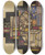 Triptych art skateboard deck of Richard Nicolas Roland Holst Ontwerp Voor Raam In Het Nederlands Paviljoen Op De Tentoonstelling Arts Dcoratifs Te Parijs 1925_6 by Richard Nicolaus Roland Holst (1868-1938)