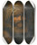 Triptych art skateboard deck of Giovanni Benedetto Castiglione A Bearded Man Wearing Aturban by Giovanni Benedetto Castiglione (1609-1664)
