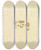 Triptych art skateboard deck of James Bolton Icons Fungorum Circa Halifax Sponte Nascentium Pl100 by James Bolton (1735-1799)