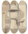 Triptych art skateboard deck of Rev James Bulwer One From A Volume Of Drawings And Prints_26 by Rev James Bulwer (1794-1879)