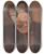 Triptych art skateboard deck of Cyprin Majernk Clown by Cyprian Majernik (1909-1945)