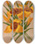 Triptych art skateboard deck of Arentina Hendrica Arendsen Tigridia Conchiploravarcanariensis by Arentina Hendrica Arendsen (1836-1915)