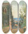 Triptych art skateboard deck of George Howard 9Th Earl Of Carlisle Bordighera by George Howard 9Th Earl Of Carlisle